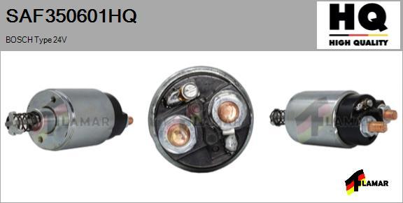 FLAMAR SAF350601HQ - Тяговое реле, соленоид, стартер autospares.lv