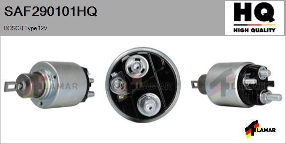 FLAMAR SAF290101HQ - Тяговое реле, соленоид, стартер autospares.lv