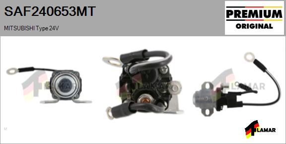 FLAMAR SAF240653MT - Тяговое реле, соленоид, стартер autospares.lv