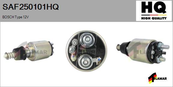 FLAMAR SAF250101HQ - Тяговое реле, соленоид, стартер autospares.lv