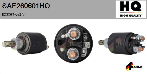 FLAMAR SAF260601HQ - Тяговое реле, соленоид, стартер autospares.lv