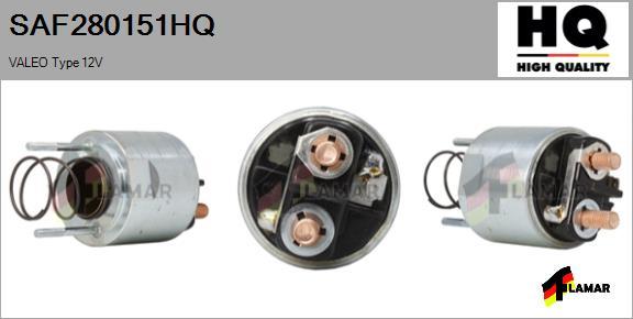 FLAMAR SAF280151HQ - Тяговое реле, соленоид, стартер autospares.lv