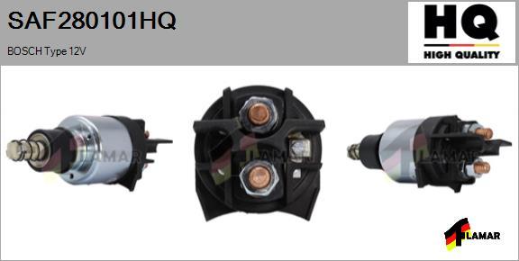 FLAMAR SAF280101HQ - Тяговое реле, соленоид, стартер autospares.lv