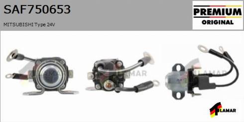 FLAMAR SAF750653
 - Тяговое реле, соленоид, стартер autospares.lv