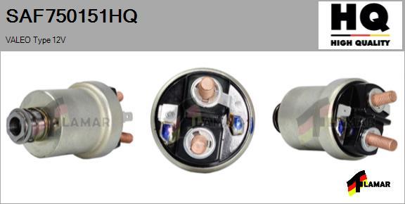 FLAMAR SAF750151HQ - Тяговое реле, соленоид, стартер autospares.lv