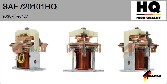 FLAMAR SAF720101HQ - Тяговое реле, соленоид, стартер autospares.lv