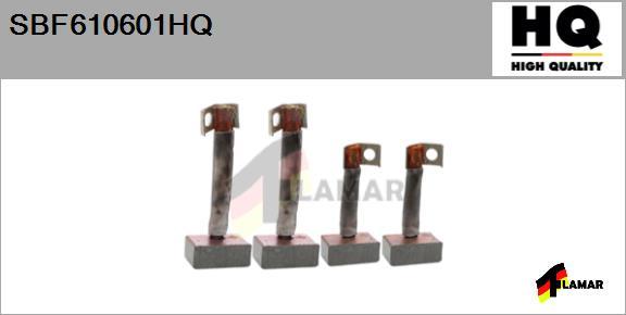 FLAMAR SBF610601HQ - Угольная щетка, стартер autospares.lv