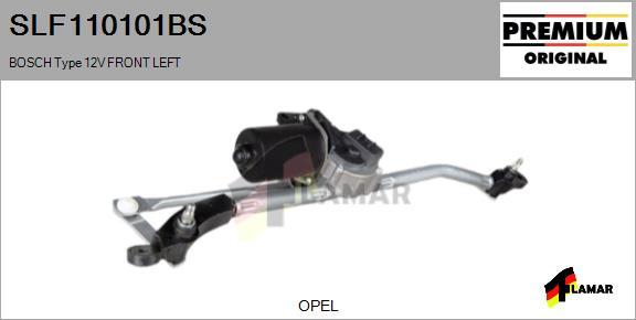 FLAMAR SLF110101BS - Система очистки окон autospares.lv