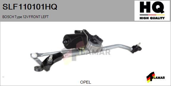 FLAMAR SLF110101HQ - Система очистки окон autospares.lv