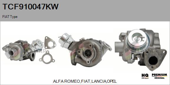 FLAMAR TCF910047KW - Турбина, компрессор autospares.lv