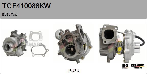 FLAMAR TCF410088KW - Турбина, компрессор autospares.lv