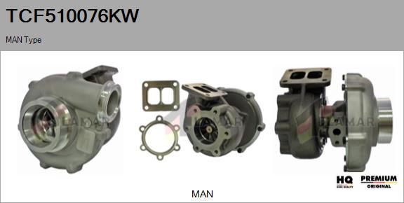 FLAMAR TCF510076KW - Турбина, компрессор autospares.lv