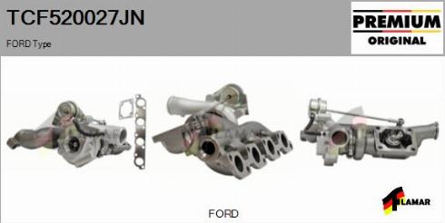 FLAMAR TCF520027JN - Турбина, компрессор autospares.lv