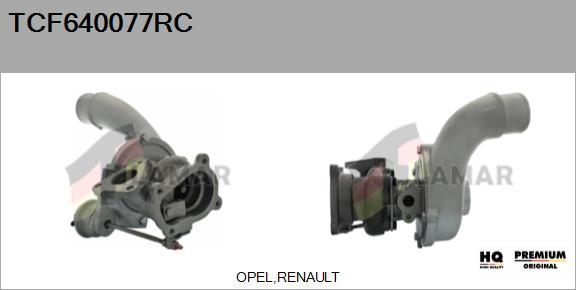 FLAMAR TCF640077RC - Турбина, компрессор autospares.lv