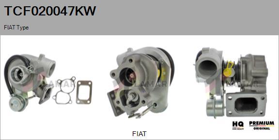 FLAMAR TCF020047KW - Турбина, компрессор autospares.lv