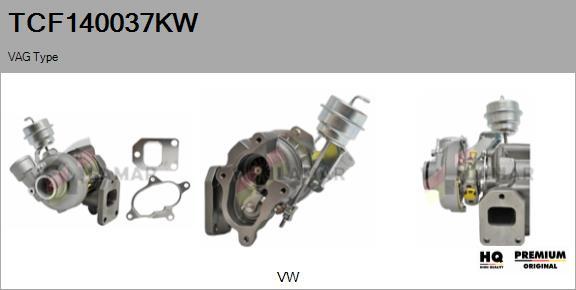 FLAMAR TCF140037KW - Турбина, компрессор autospares.lv