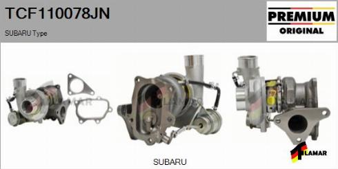 FLAMAR TCF110078JN - Турбина, компрессор autospares.lv