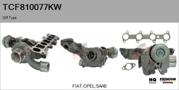 FLAMAR TCF810077KW - Турбина, компрессор autospares.lv