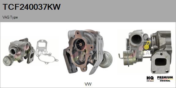 FLAMAR TCF240037KW - Турбина, компрессор autospares.lv