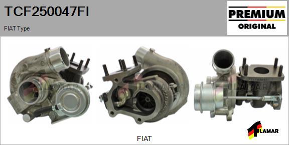 FLAMAR TCF250047FI - Турбина, компрессор autospares.lv