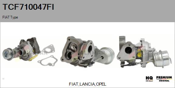 FLAMAR TCF710047FI - Турбина, компрессор autospares.lv