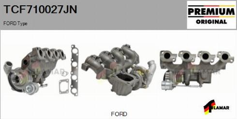 FLAMAR TCF710027JN - Турбина, компрессор autospares.lv