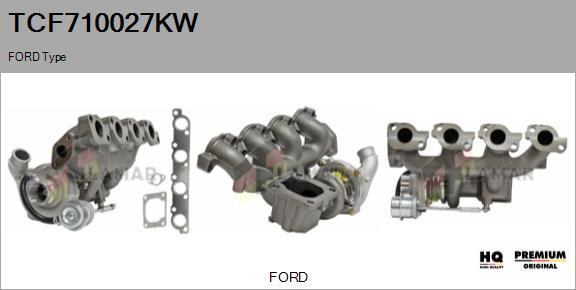 FLAMAR TCF710027KW - Турбина, компрессор autospares.lv