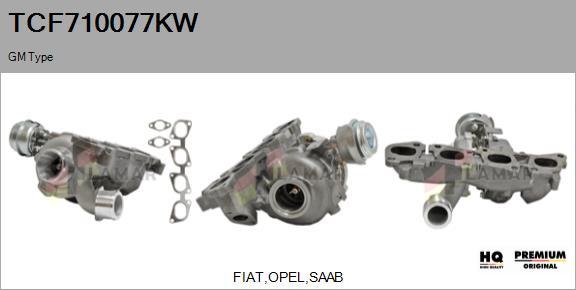 FLAMAR TCF710077KW - Турбина, компрессор autospares.lv