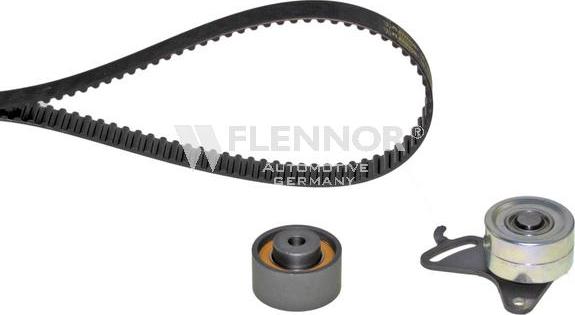 Flennor F904007 - Комплект зубчатого ремня ГРМ autospares.lv