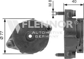 Flennor FA99048 - Ролик, поликлиновый ремень autospares.lv