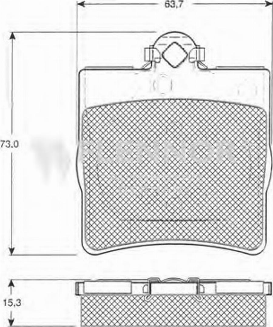 Flennor FB210186 - Тормозные колодки, дисковые, комплект autospares.lv