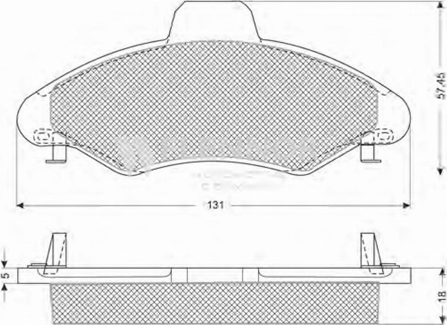 Flennor FB210273 - Тормозные колодки, дисковые, комплект autospares.lv