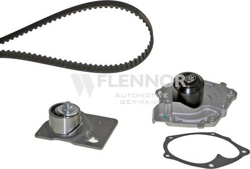 Flennor FP04509V - Водяной насос + комплект зубчатого ремня ГРМ autospares.lv