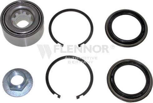 Flennor FR950642 - Подшипник ступицы колеса, комплект autospares.lv