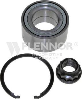 Flennor FR970827 - Подшипник ступицы колеса, комплект autospares.lv