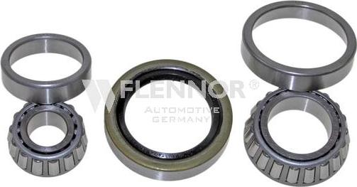 Flennor FR490931 - Подшипник ступицы колеса, комплект autospares.lv