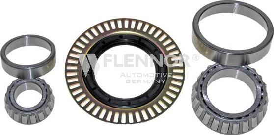 Flennor FR490972 - Подшипник ступицы колеса, комплект autospares.lv