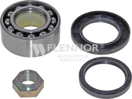 Flennor FR691289 - Подшипник ступицы колеса, комплект autospares.lv