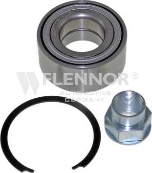 Flennor FR890725 - Подшипник ступицы колеса, комплект autospares.lv