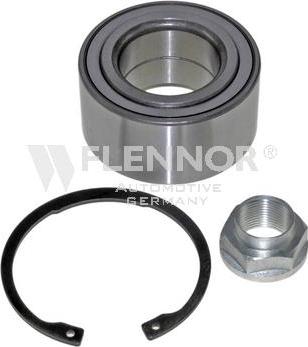 Flennor FR870614 - Подшипник ступицы колеса, комплект autospares.lv