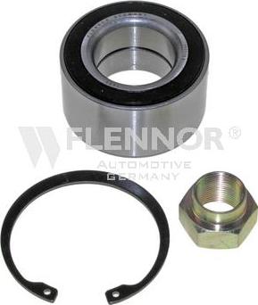 Flennor FR390021 - Подшипник ступицы колеса, комплект autospares.lv