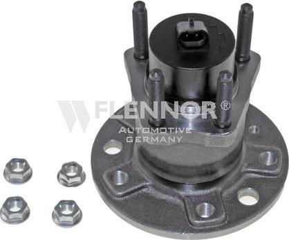 Flennor FR291107 - Подшипник ступицы колеса, комплект autospares.lv