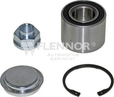 Flennor FR291118 - Подшипник ступицы колеса, комплект autospares.lv