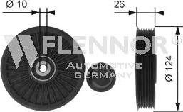 Flennor FS99421 - Ролик, поликлиновый ремень autospares.lv