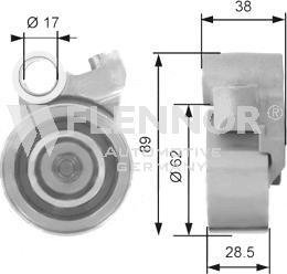 Flennor FS60693 - Натяжной ролик, зубчатый ремень ГРМ autospares.lv