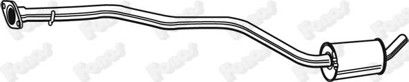 Fonos 619414 - Средний глушитель выхлопных газов autospares.lv