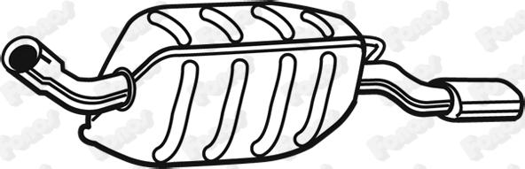Fonos 617103 - Глушитель выхлопных газов, конечный autospares.lv