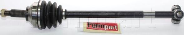 Formpart 22380107/S - Приводной вал autospares.lv