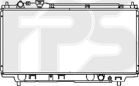 FPS FP 44 A631 - Радиатор, охлаждение двигателя autospares.lv