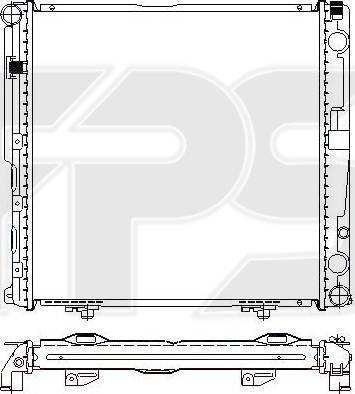 FPS FP 46 A1045 - Радиатор, охлаждение двигателя autospares.lv